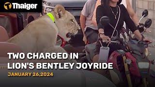 Thailand News Jan. 26: Two charged in Lion's Bentley joyride