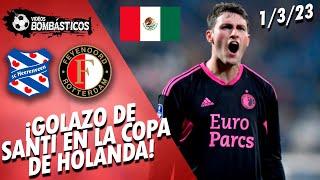 GRAN GOL DEL MEXICANO SANTIAGO GIMENEZ PARA FEYENOORD HOY! #heefey