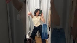trying on vintage tops for the summer!!! #vintagefashion #secondhandclothing