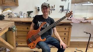 Manton Customs Ascendant 5 string Bass Guitar Demo