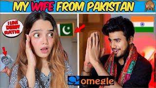 OMEGLE - My Wife From Pakistan - But She Love Dhruv Rathee | Found Love on Omegle | Omegle India