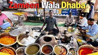 Rs 30/- only wala Vicky ka Desi ghee Dhaba  6 feet नीचे धरती में लगता हे दाल को तड़का 