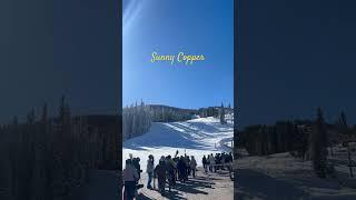 Sunny Sunday at Copper Mountain Ski Resort #sunnyday #coppermountain #skiresorts #rockymountains