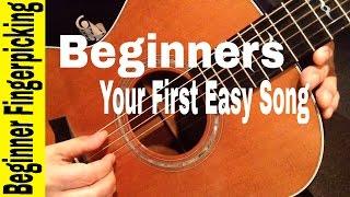 BEGINNERS- Play Your First Fingerstyle Song in 60 MINUTES! [Beginner Fingerpicking For Guitar]