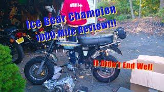 Honda  ct70 clone  IceBear champion 125cc  1000 mile review  Part 3 How bad is it???