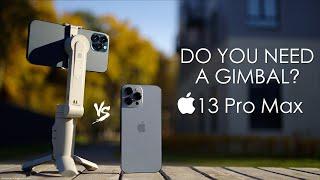 iPhone 13 Pro Max Video Stabilisation VS gimbal comparison