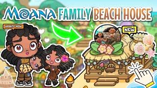 NEW FREE  MOANA FAMILY BEACH HOUSE ️ | AVATAR WORLD  | Pazu [𝐇𝐨𝐮𝐬𝐞 𝐈𝐝𝐞𝐚𝐬]