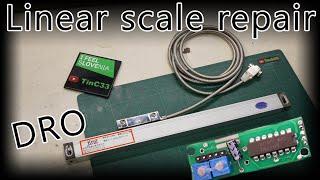 DRO digital readout -linear scale- repair for $0,1