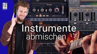 Rock Musikproduktion mit Cubase 11 Lek. 14 | Instrumente abmischen