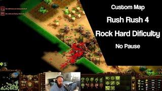 They Are Billions Custom Map | Rush Rush 4 | Rock Hard Difficulty | Snipers/Titans