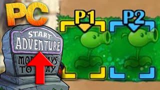 How to Play Plants Vs Zombies Adventure Mode with 2 Players on PC | PvZ Local Co-op Multiplayer
