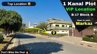 1 Kanal Plot for Sale in B17 Islamabad | Main Double Road | Vip Location | #b17islamabad #fmcb17