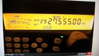 CB RADIO 11m band VERY VERY LONG CALLING CQ 呼び ITALY 1 division  Station Oscar Italy 27.555 USB