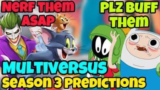 Predicting Multiversus Buffs and Nerfs for Season 3!