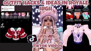 OUTFIT HACKS & IDEAS IN ROYALE HIGH *TIKTOK VIDEOS*