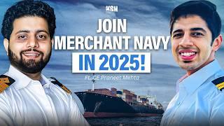 Want to Join Merchant Navy in 2025? Best Courses & Placements REVEALED! ft C/E Praneet Mehta