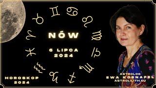  NÓW W RAKU - 6 LIPCA 2024 - HOROSKOP - ASTROLOGIA - SOBOTA