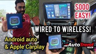 இவ்வளவு எளிதாக Wireless Android Auto & Apple Carplay! CarlinKit TBox Ambient Review | AutoTrendTamil