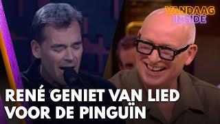 René geniet van benefietlied van Jeroen van der Boom voor de pinguïn | VANDAAG INSIDE