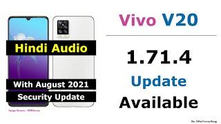 Vivo V20 | Version 1.71.4 update available | Hindi Audio