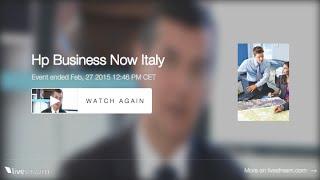 HP Business Now Italy - by Digitalic