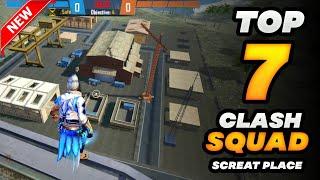 TOP 7 CLASH SQUAD SECRET PLACES FREE FIRE | CLASH SQUAD TIPS AND TRICKS 2023 - GARENA FREE FIRE