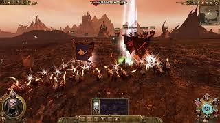 Элита Бордело против бомжей Графства вампиров. Totol War Warhammer.