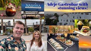 MUST TRY Food & Cocktails with a SUNSET VIEW in Costa Adeje Tenerife- Nashira Gastrobar ️