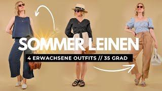 4 Outfits mit LEINEN, die 35 Grad im Sommer zu einem Klacks machen!