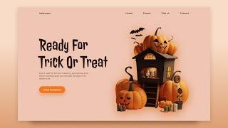 Responsive Halloween Website Design Using HTML CSS And JavaScript