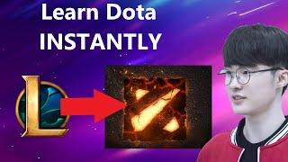 How to play DOTA 2 As a League Of Legends player! MAP  MECHANICS  SETTINGS  (Read Description)