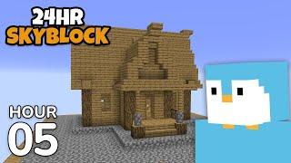 24 Hour Skyblock: Episode 5 - It's Buildin' Time