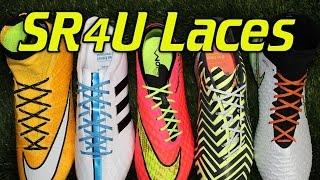 SR4U Laces - Premium Replacement Laces for Soccer Cleats/Football Boots