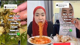 apa aja yg di makan pas hari Minggu kumpulan vid tiktok bidadari Bekasi @Dayana #tiktok