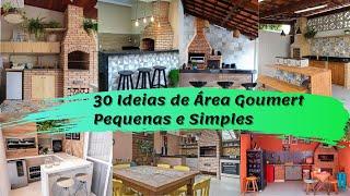 30 Ideias de Área Gourmet Pequenas e Simples! 