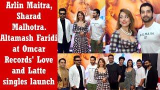 Arlin Maitra, Sharad Malhotra. Altamash Faridi at Omcar Records' Love and Latte singles launchd