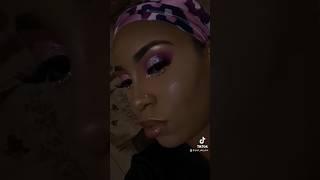 Viral Glittery Pink Eye Look🩷 #aesthetic #cute #glam #makeup #pink #tiktok #trending