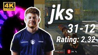 【4K】jks (31-12) w/SPUNJ (Ancient) | FACEIT Ranked | Aug 15, 2024 #cs2 #pov