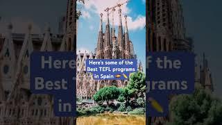 Get #tefl certified in #spain! #teflcourse #tefltesolcertificate #teachabroad #besttefl #eslteacher