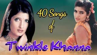 40 Songs of Twinkle khanna/ट्विंकल खन्ना के 40 हिट गाने।