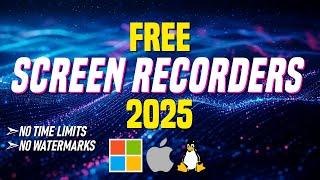 Top 5 Best FREE SCREEN RECORDING Software (2025)