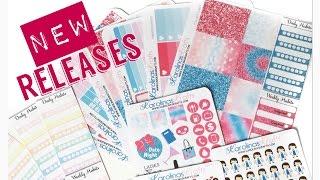 Planner Stickers NEW RELEASES! //  KarolinasKrafts