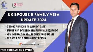 UK Immigration Family Visa Update | New £29,000 Financial Threshold  Latest Rules #spousevisauk