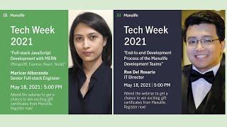 PH Tech Week 2021 •  Full-stack JavaScript Development with MERN (MongoDB, Express, React, Node)