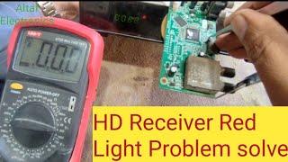 HD Receiver Red Light Problem solve Altaf Electronics