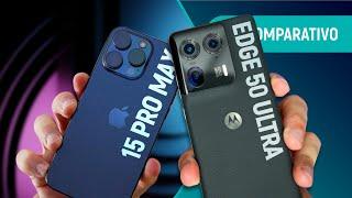 IPHONE 15 PRO MAX vs EDGE 50 ULTRA: TOP Motorola supera rival da Apple? | Comparativo