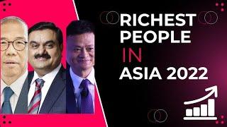 Most Richest People in Asia (1996 to 2022) | Mukesh Ambani / ADHANI / Zhong Shanshan