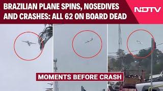 Brazil Plane Crash Video: Passenger Plane With 62 On Board Crashes In Brazil's Vinhedo