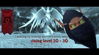 World of Warcraft - leveling by mining and herbalism level 20-30