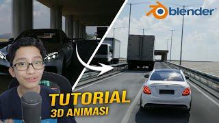 Tutorial Bikin 3D Animation REALISTIS di Blender!! Car Animation!!